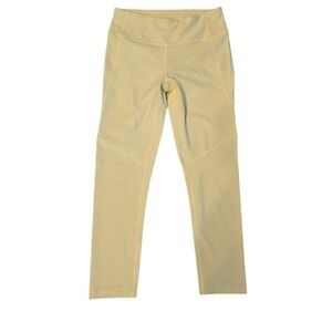 OUTDOOR VOICES YELLOW LEGGINGS CROPPED. SIZE MEDIUM.